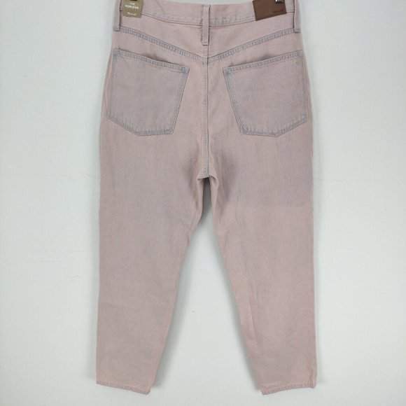 Madewell Size W 30 The Momjean Overdyed Edition Ankle Cropped Straight Jeans NWT - Picture 4 of 12